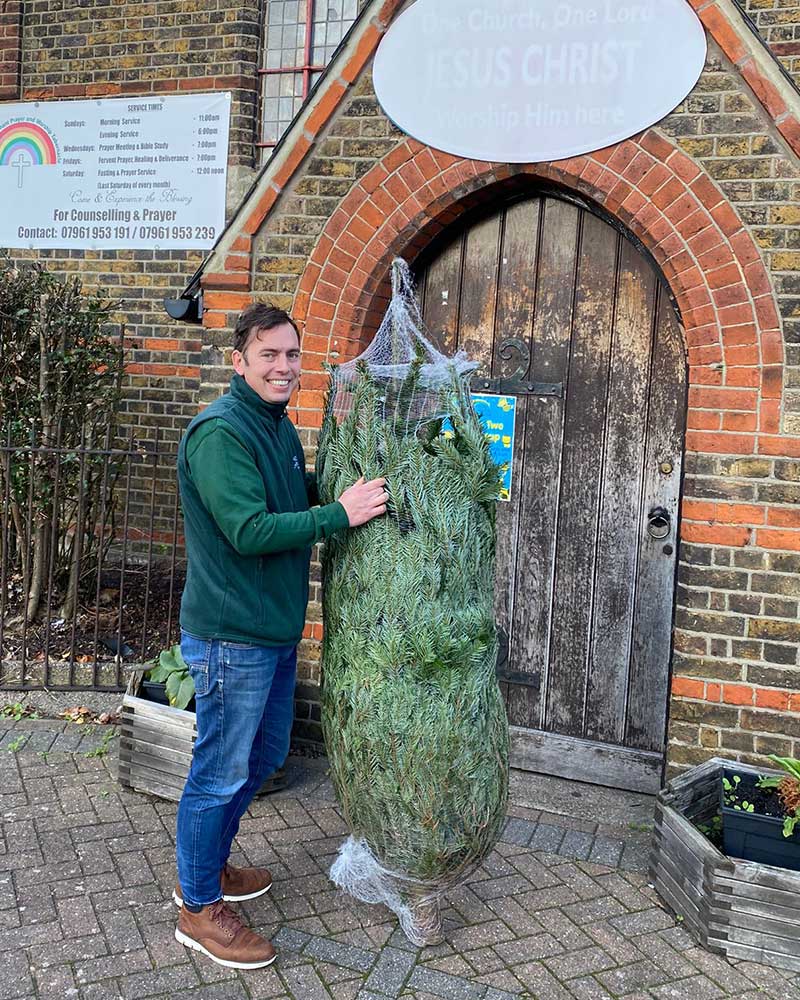 Ricky Wheeler, founder of Theydon Christmas Trees and Capital Christmas Trees